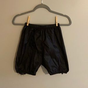 Body Wrappers trash bag shorts